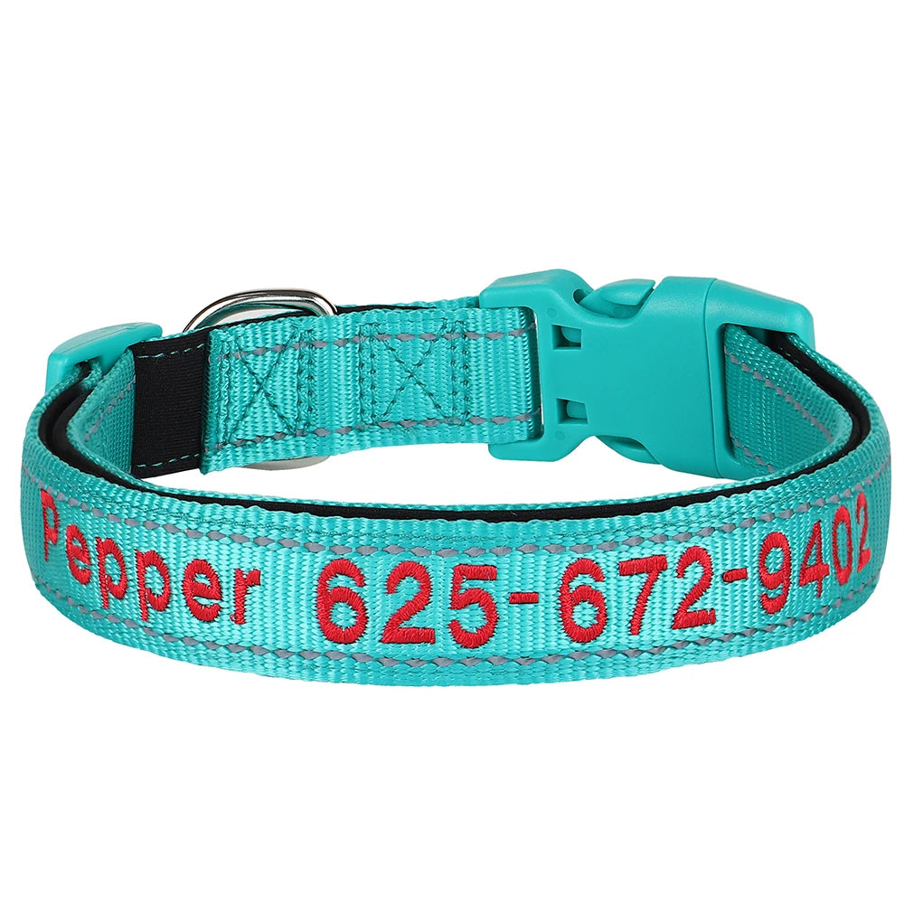 Personalized Embroidered Dog Collar – Custom, Comfortable & Built to Last
