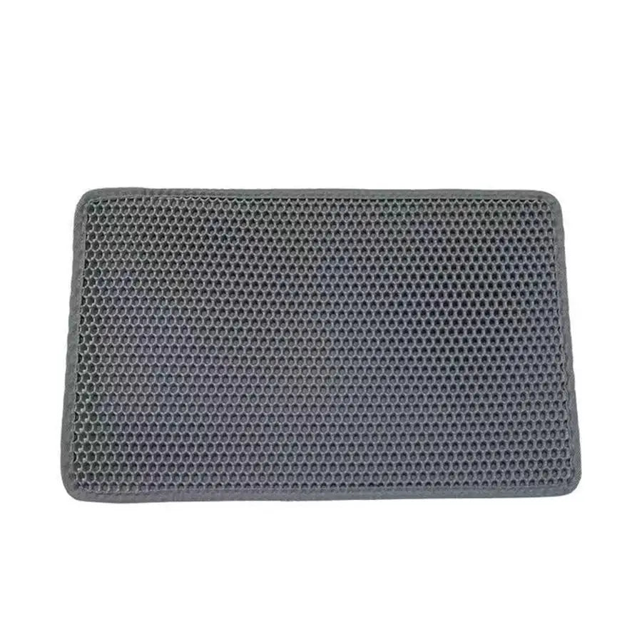 Premium Cat Litter Mat – Waterproof Double-Layer Honeycomb Design | Best Large Cat Litter Box Floor Mat for Scatter Control