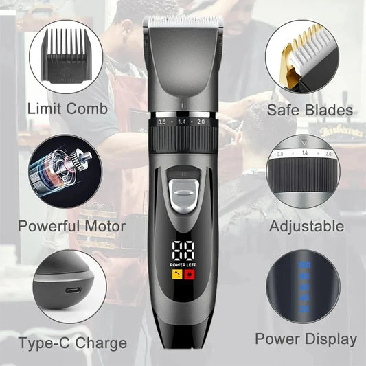 Dog Hair Trimmer – Professional Dog Grooming Clippers for Thick & Matted Hair