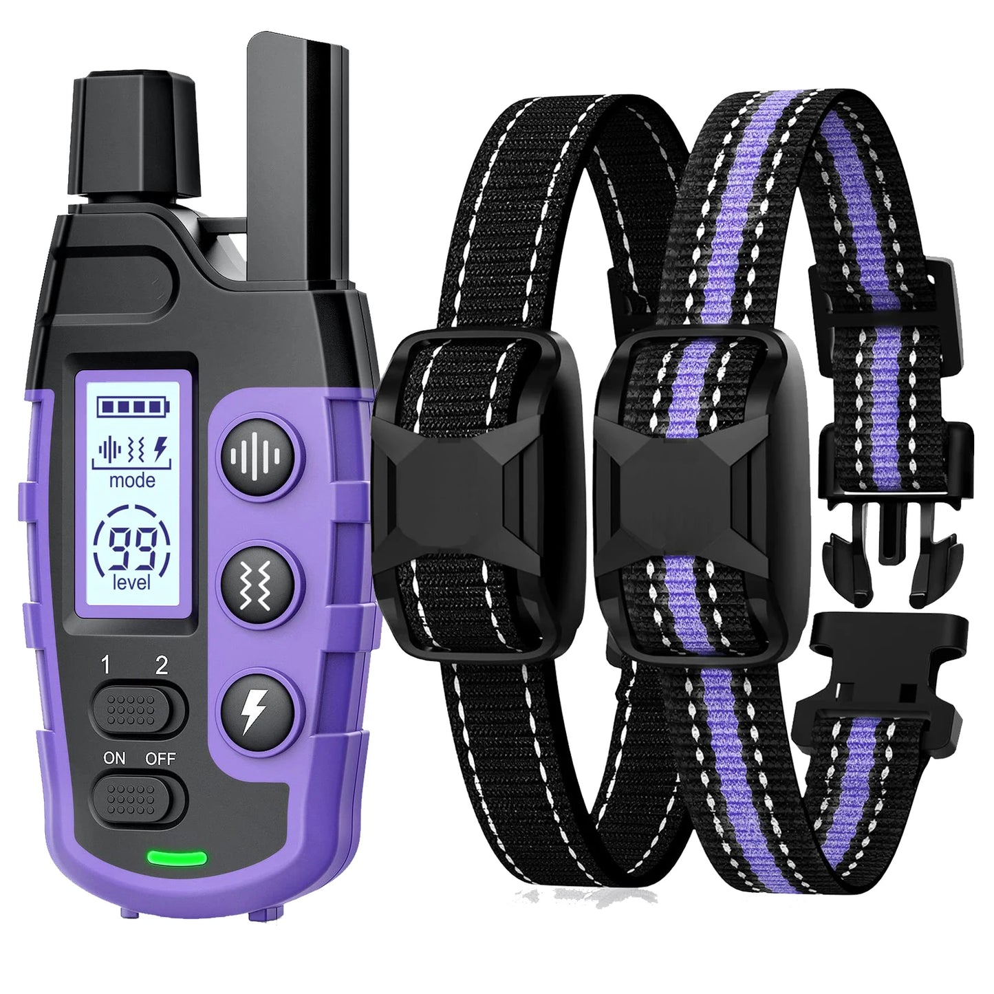 Rechargeable Shock Collar for Dogs – Best Remote Dog Training Collar with Vibration & Beep