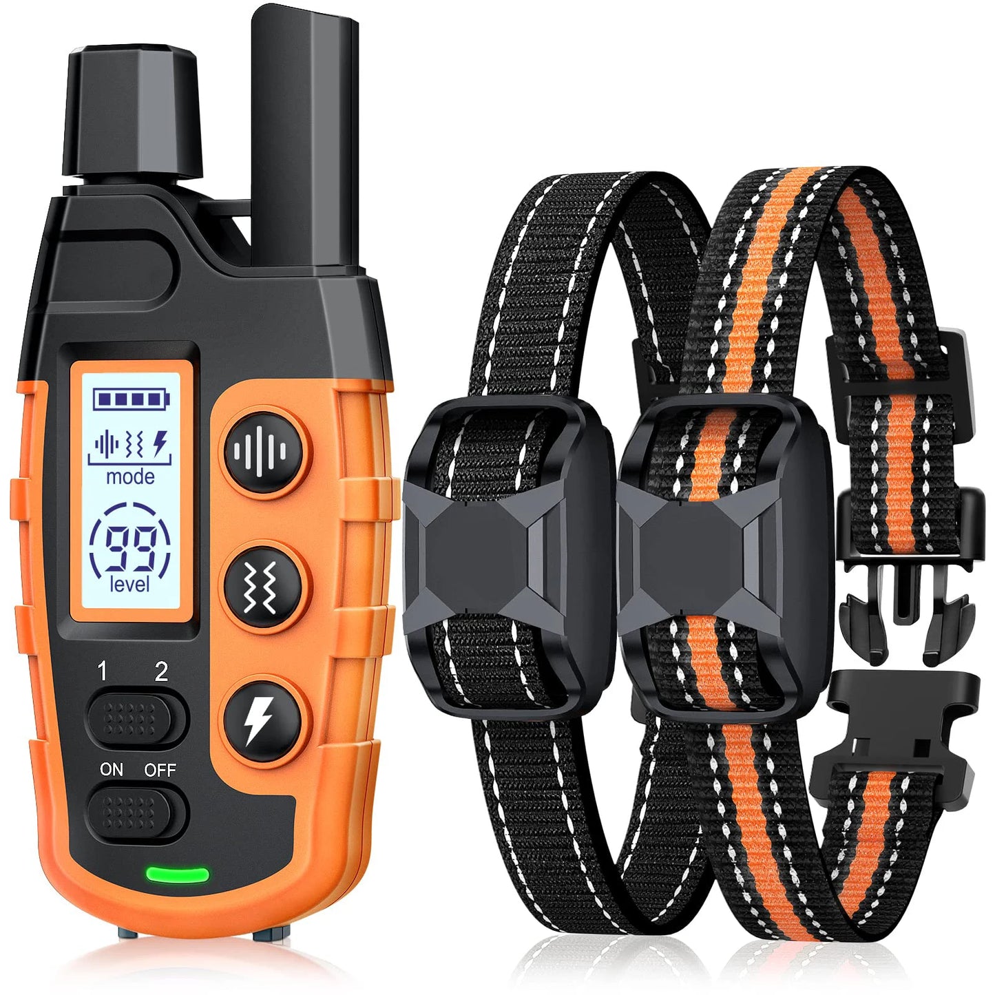 Rechargeable Shock Collar for Dogs – Best Remote Dog Training Collar with Vibration & Beep
