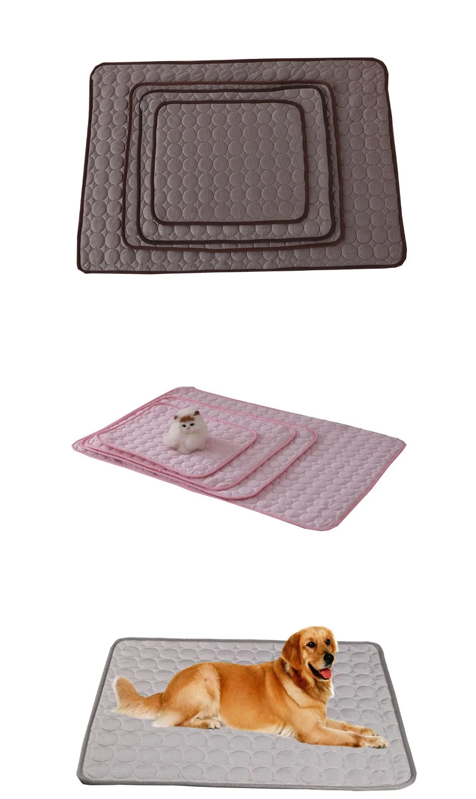 Premium Dog Cooling Mat – Best Cooling Pad for Dogs | Portable, Non-Toxic, Self-Cooling Mattress for Pets