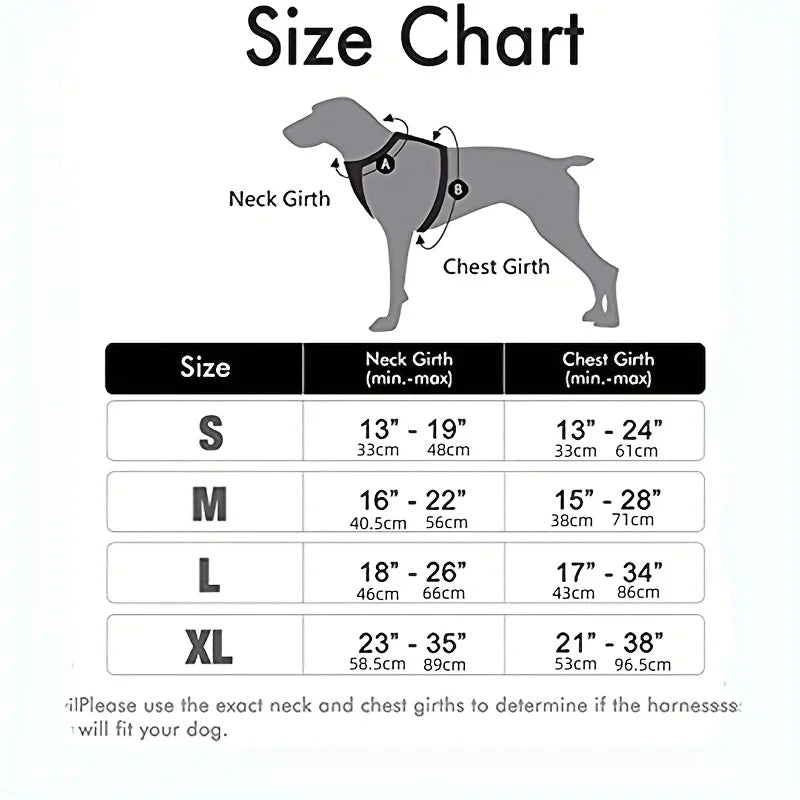 Premium No-Pull Dog Harness with 2 Leash Clips – Safe, Comfortable & Built for Daily Adventures!