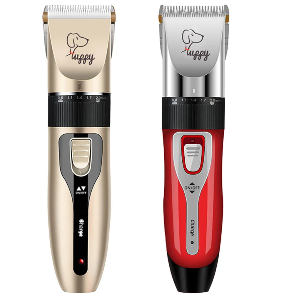Professional Dog Hair Clippers – Best Cordless Grooming Trimmer for Dogs & Cats with Low Noise & Rechargeable Battery