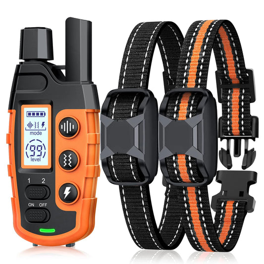 Rechargeable Shock Collar for Dogs – Best Remote Dog Training Collar with Vibration & Beep