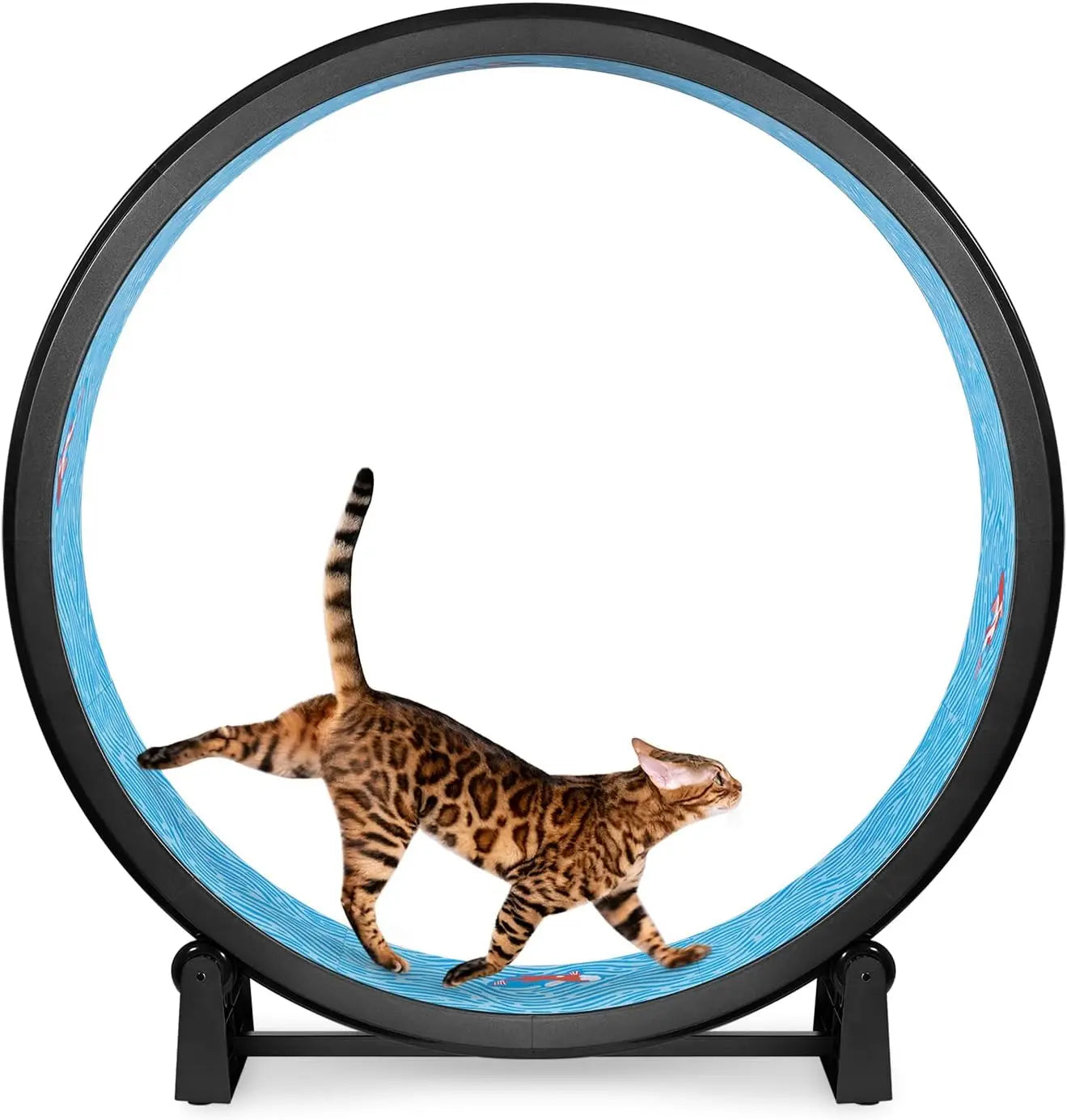 Luxury Cat Exercise Wheel – Quiet Cat Treadmill Wheel for Indoor Fitness & Fun | Best Cat Workout Wheel for Active Kittens & Cats