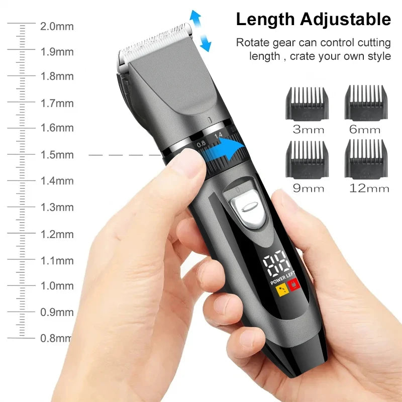 Dog Hair Trimmer – Professional Dog Grooming Clippers for Thick & Matted Hair