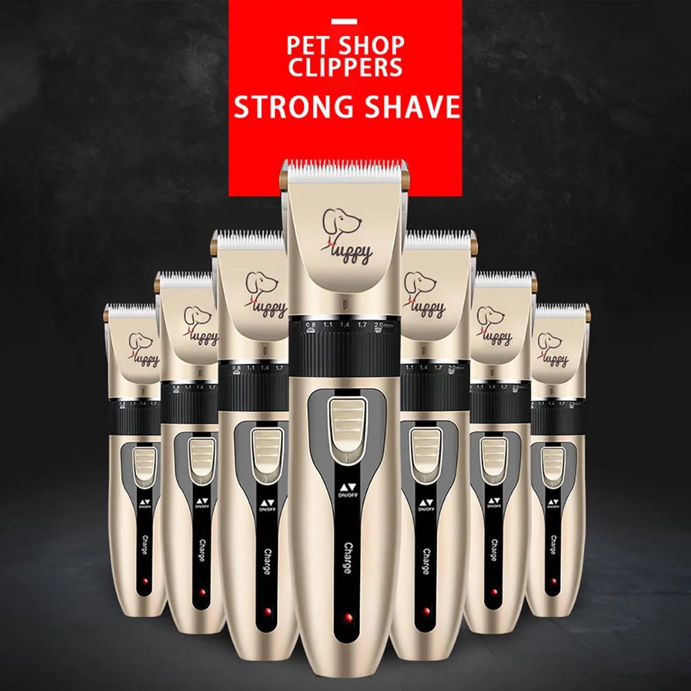Professional Dog Hair Clippers – Best Cordless Grooming Trimmer for Dogs & Cats with Low Noise & Rechargeable Battery