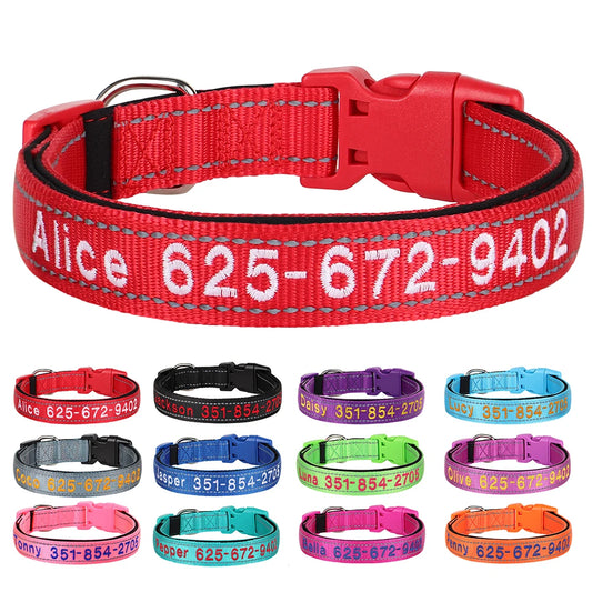 Personalized Embroidered Dog Collar – Custom, Comfortable & Built to Last
