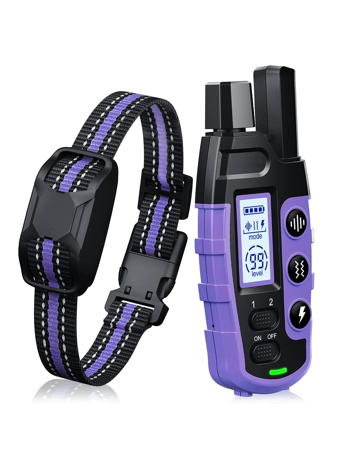 Rechargeable Shock Collar for Dogs – Best Remote Dog Training Collar with Vibration & Beep