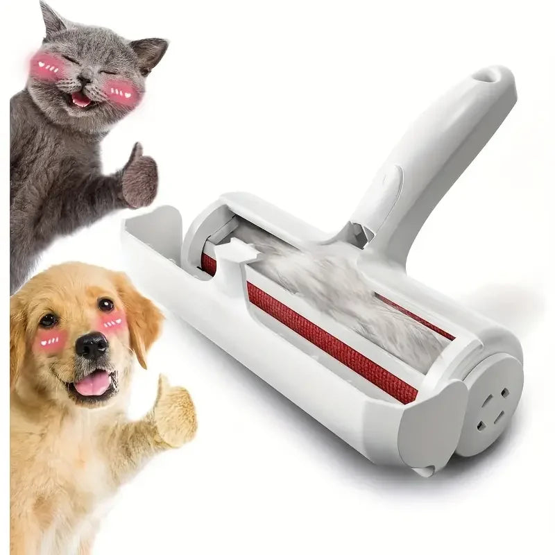 Reusable Pet Hair Remover Roller – Best Dog & Cat Hair Remover Tool for Furniture, Carpet, Car Seats & Bedding