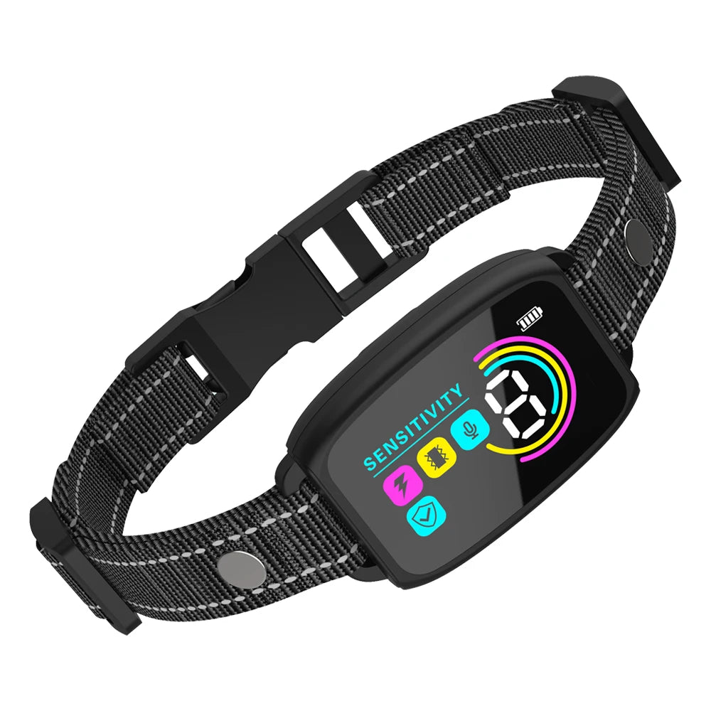 Rechargeable Anti-Bark Collar for Small Dogs – Best Bark Collar with Shock, Vibration & Beep Modes, Waterproof Collar Devices Type-C