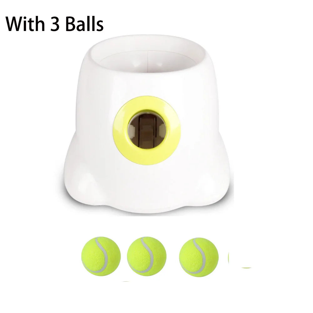Automatic Dog Ball Launcher – Interactive Ball Throwing Machine for Dogs with 3 balls | Fun Ball Shooter & Thrower for Fetch Training