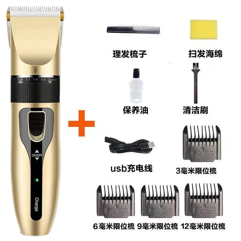 Professional Dog Hair Clippers – Best Cordless Grooming Trimmer for Dogs with Low Noise & Rechargeable Battery