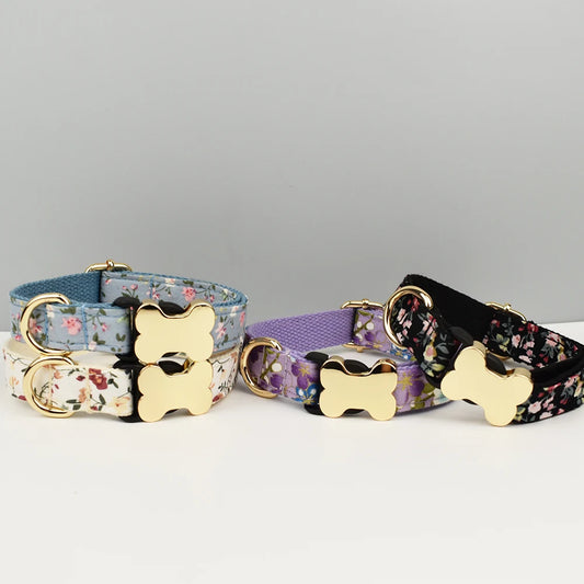 Custom Personalized Dog Collars with Name Tag – Adjustable Puppy Collar for Dogs