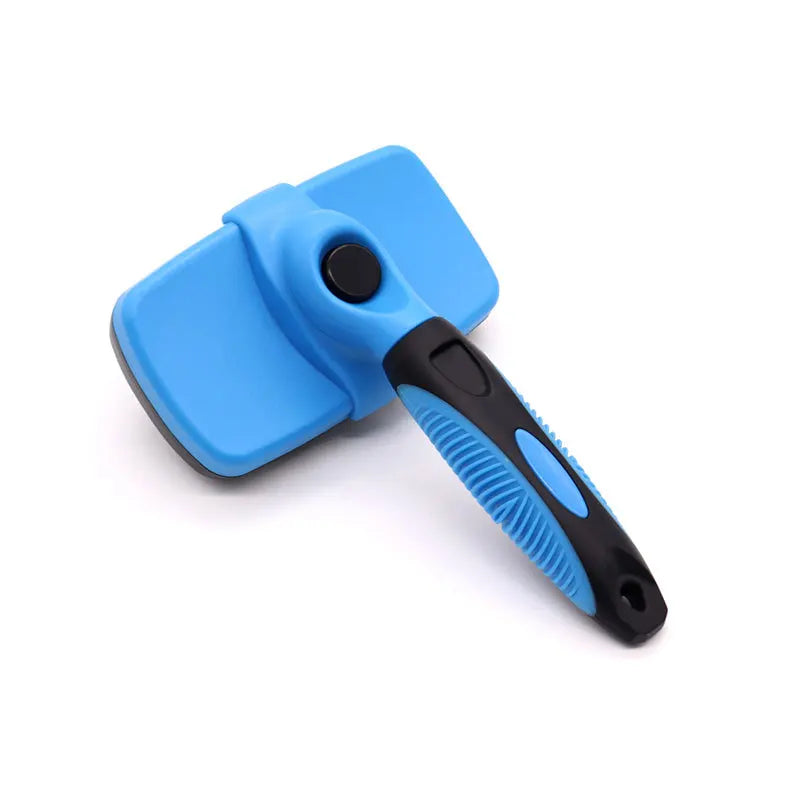 Self-Cleaning Pet Grooming Brush – Tangle-Free Deshedding Tool for Cats & Dogs
